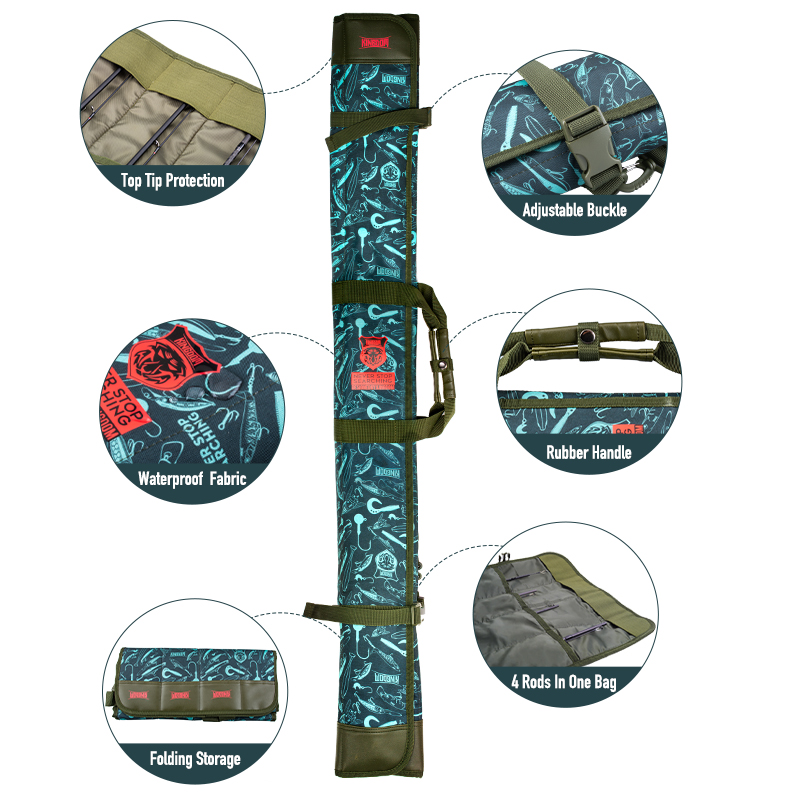 Fishing Line Box - KINGDOM Fishing Rod Bag Waterproof Fishing