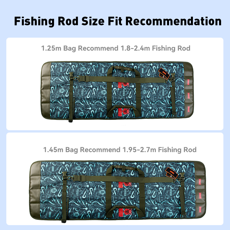 KINGDOM Fishing Rod Bag Waterp - đánh giá và giá Fishing Line Box